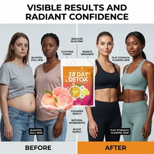 biologico 28 giorni Detox dimagrante tè per adulti perdita di peso per il metabolismo del bruciatore di grasso Boost scatola - Product Image 4