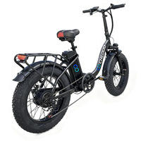 Vélo électrique tout-terrain à moteur brushless, pneus larges, 500W, pour le transport de marchandises