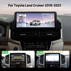 Pantalla Android de 12.3 pulgadas para coche Toyota Land Cruiser LC200 2008-2021, con Carplay, GPS, navegación y pantalla táctil. - Product Image 2