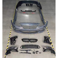 Coche de alta calidad kits de cuerpo para BMW Serie 2 F22 F23 2014-2018 actualización a M2C modelo con parachoques delantero completo con rejilla
