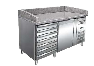 Victory โต๊ะสแตนเลสโต๊ะพิซซ่าในตู้เย็นอุปกรณ์การจัดเลี้ยงอื่นๆสำหรับโรงแรมและร้านอาหาร - Product Image 2