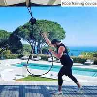 Appareil d'entraînement multifonctionnel à corde sans fin pour la maison – Machine de fitness et de musculation à résistance pour la gym
