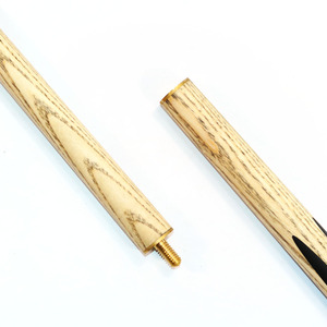 Hochwertiger Snooker-Queue aus Eschenholz, 1/2 geteilt, mit rutschfestem Mattgriff und Messingverbindung – ideal für Anfänger - Product Image 3