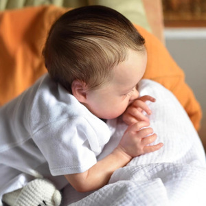 Poupées reborn en vinyle miniatures Lifereborn de 16 pouces (40 cm), bébés reborn en <span class=keywords><strong>silicone</strong></span>, nouveau-né avec cheveux peints à la main - Product Image 3