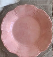 Assiettes Creuses En Relief De Luxe Vintage Bleu Rose Fleur Design Rosa Palace Style Mélamine Vaisselle Usage Domestique Fourniture Directe D'usine