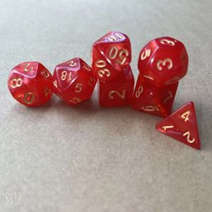 Dés à facettes multiples en pierres précieuses D6, jeu de dés à bords nets, jeu de dés <span class=keywords><strong>RPG</strong></span> personnalisé - Product Image 6