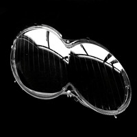 Für Mercedes-Benz SL Scheinwerferabdeckung 04-07 R230 Standardausstattung Transparente Lampenschale Lampenabdeckung