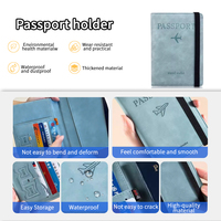 Porte-passeport en cuir PU à motif marbré, étanche, organiseur de documents de voyage, étui personnalisé avec logo, vente en gros pour voyages d'affaires