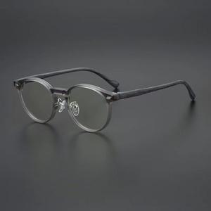 Lunettes <span class=keywords><strong>de</strong></span> myopie à grain <span class=keywords><strong>de</strong></span> <span class=keywords><strong>bois</strong></span> rétro à petit cadre pour hommes 2025 Lunettes <span class=keywords><strong>de</strong></span> blocage <span class=keywords><strong>de</strong></span> la lumière bleue à la mode pour femmes Lunettes <span class=keywords><strong>de</strong></span> mode transparentes - Product Image 2
