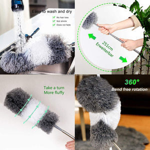 <span class=keywords><strong>Plumeau</strong></span> extensible en microfibre <span class=keywords><strong>plumeau</strong></span> lavable réutilisable plumeaux pliables pour nettoyer le ventilateur de plafond - Product Image 5