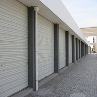 Self Storage Acier Volet Roulant Manuel Hangars Portes Unité De Stockage Conteneur Porte En Acier Inoxydable Porte Enroulable