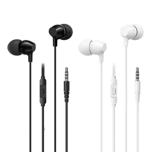 Fones de ouvido usams intra-auricular, fones de ouvido intra-auriculares, preço barato, sj594, áudio confortável, 3.5mm, com microfone