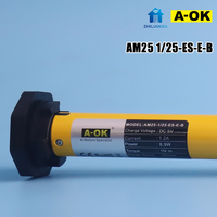 Motor Tubular de Bajo Voltaje A-OK de 25 mm, Motor Silencioso para Persianas Enrollables con Límite Electrónico Bluetooth para Teléfono Inteligente, Accionamiento Motorizado OEM para Sala de Estar