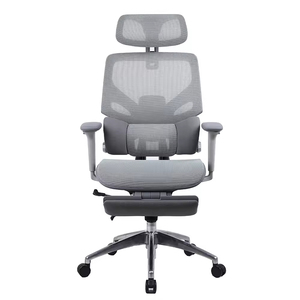 Silla de Oficina Ejecutiva Ergonómica Moderna de Lujo con Malla Completa, Giratoria, Ajustable, de Cuero PU, para Personas Altas y de Gran Talla, para Jefes, Venta al Por Mayor - Product Image 4