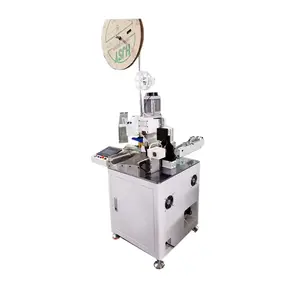 Full automatic crimping machine One head automatic crimping machine Single end stripping crimp terminal crimping machine