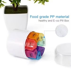 Organizador de Pastillas para 7 Días, 28 Compartimentos Separados, Recordatorios para Medicamentos, Vitaminas, Aceite de Pescado, Gestión Diaria Eficaz, Logotipo Personalizado - Product Image 1