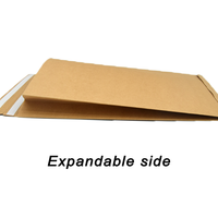 Emballages personnalisés pour vêtements OEM, enveloppes en papier kraft, boîtes d'expédition en carton, sacs d'expédition en papier