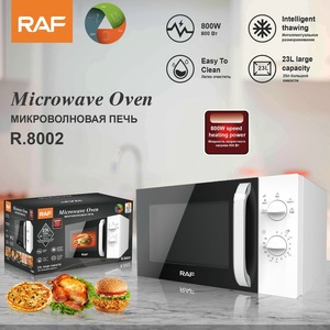 <span class=keywords><strong>Horno</strong></span> <span class=keywords><strong>Microondas</strong></span> RAF con Enchufe Europeo, 23L, Plato Giratorio, Ventana Visible, Calentamiento Rápido, Electrodoméstico Compacto para Cocina, Hogar y Oficina - Product Image 2