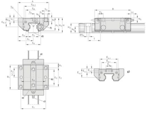 Rouleau de guidage en acier au carbone R18513232X, état neuf, modèle RWD-035-FNS-C2-H-2 - Product Image 2