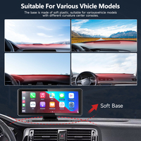 6.86 ''Portable sans fil Apple Carplay Android Auto Navigation 4K enregistrement affichage Carplay écran tactile moniteur de voiture ZC08 + 128G