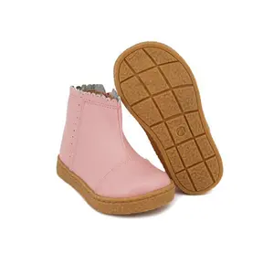 批发新款定制平台短靴儿童冬季女孩儿童脚踝休闲靴