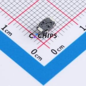 TS05-TDW1EH2.5 Tactile Switch SMD,3.9x3mm Switch Single Pole Single Throw Round Button 1.8N Vertical Mount - Product Image 2
