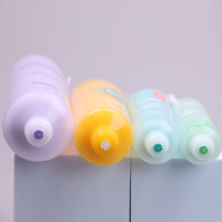 Tube cosmétique en plastique biphasé de 150ml personnalisé tube double paroi pour soins de la peau shampooing lotion pour le corps impression double écran