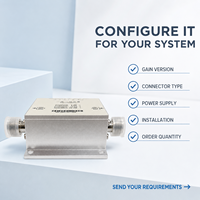 Répartiteur de signal GNSS large bande 1 entrée 2 sorties 1,1-1,7 GHz, diviseur RF 50Ω Type N pour test de récepteurs de topographie