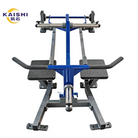 Máquina de remo con barra en T Kaishi para gimnasio, para esculpir la espalda, con carga de placas, peso libre, certificación CE