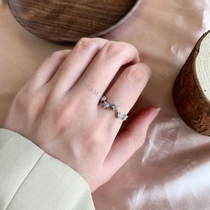 Dylam Bagues pour femmes en argent sterling S925 avec pierre CZ 5A, pour fiançailles et mariage, bijoux de mode de luxe, faible MOQ, expédition rapide - Product Image 3