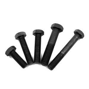 สลักเกลียวหกเหลี่ยมสเตโกซอรัส M8 M10 M12 M14 M16 M20 เกรด 8.8 สีดำ เกลียวละเอียด สำหรับงานก่อสร้าง - Product Image 2