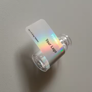 <span class=keywords><strong>Etichette</strong></span> Adesive Olografiche per Fiale con Logo Personalizzato 3ml 5ml 10ml ed <span class=keywords><strong>Etichette</strong></span> per Scatole - Product Image 5