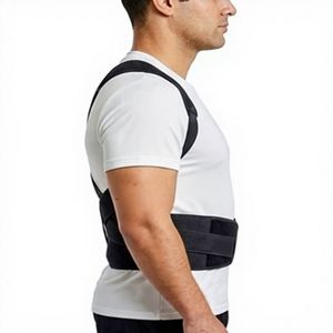 Orthowrap Ceinture de soutien lombaire élastique réglable pour adultes avec fermeture auto-agrippante – Noir - Product Image 4