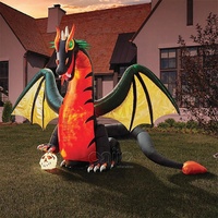 Animaux extérieurs dragon gonflable géant décoration de dragon gonflable de grande taille
