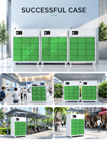 Station de remplacement de batteries pour livreurs de repas, scooter électrique, moto, armoire de charge hors réseau LiFePO4, système de partage intelligent