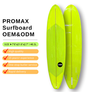 Tabla de Surf Corta de 7'6' Personalizable OEM, Alto Rendimiento, Núcleo de Espuma EPS, Aletas Thruster, Alta Resistencia, Apta para Principiantes, Superficie Lisa - Product Image 2