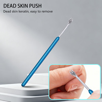 Kit de manucure de qualité supérieure 4 pièces, kit complet de manucure pour les ongles, ensemble professionnel complet pour les peaux mortes