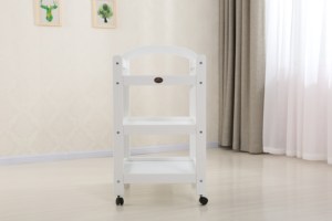 <span class=keywords><strong>Fasciatoio</strong></span> Moderno Personalizzato in Legno con Ruote per Camera da Letto e Soggiorno - Product Image 3