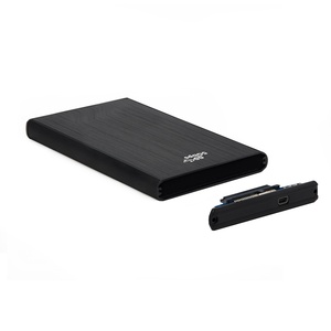 Caja externa 2.5\" SATA 9.5mm USB 3.0 negra, ideal para almacenar y proteger discos duros y facilitar transferencias rápidas. - Product Image 2