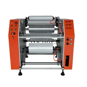 Machine de rembobinage Semi-automatique pour Film étirable en polyester, machine de rembobinage pour film étirable