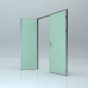 Hastane tıbbi X ray ve CT tarama odası anti radyasyon HPL salıncak kapı 2mmPb 3mmPb kurşun koruma ile otomatik kayar kapı - Product Image 6