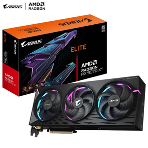 NOUVEAU GIGABYTE AMD GPU RX9070XT <span class=keywords><strong>AORUS</strong></span> E 16G GDDR6 256 bits, composants informatiques de jeu pour ordinateur de bureau en stock - Product Image 2