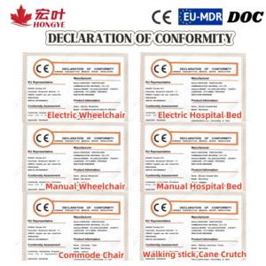 Muleta Terapéutica de Aluminio HONGYE 923L con Codo Sólido Oxidado, Altura Personalizable, Proveedor Aprobado por FSC, Instrumento Médico - Product Image 3