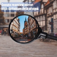 1 Paire de Miroirs Réfléchissants Réglables pour Vélo, Rétroviseurs 360° Rotatifs et Pliables, Miroir de Sécurité Grand Angle pour Vélo