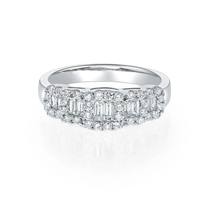 Anello Geometrico Elegante, Gioiello Minimalista da Indossare Quotidianamente per Donne, Stile per Matrimonio, Fidanzamento e Proposta - Product Image 1