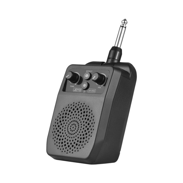 JOYO Mini Guitar Speaker BT Voice Adjustment Portable Plug-in Speaker for All Electric Guitars Amplifier 1500mAh Type-C