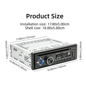 Universal 1 Din Car <b>DVD</b> <b>Player</b> With BT Hands-free FM Radio <b>USB</b> TF Card Support CD VCD Playback For All Vehicles High Quality - Product Image 5