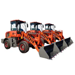 Nieuwe Kleine Laders 1 Ton 1.5 Ton Loader Emmer 1.8ton Mini Tractor Vooreindlader Voor Verkoop