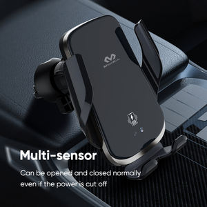 Support de téléphone à serrage automatique et charge rapide 15W Chargeur sans fil pour voiture Chargeur magnétique sans fil intelligent pour voiture Supports de téléphone portable - Product Image 3