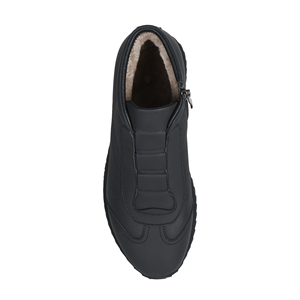 Calzado informal de hombre de suela negra <span class=keywords><strong>mate</strong></span> de cuero suave moderno duradero versátil cómodo y elegante para visitas a cafeterías de fin de semana - Product Image 2